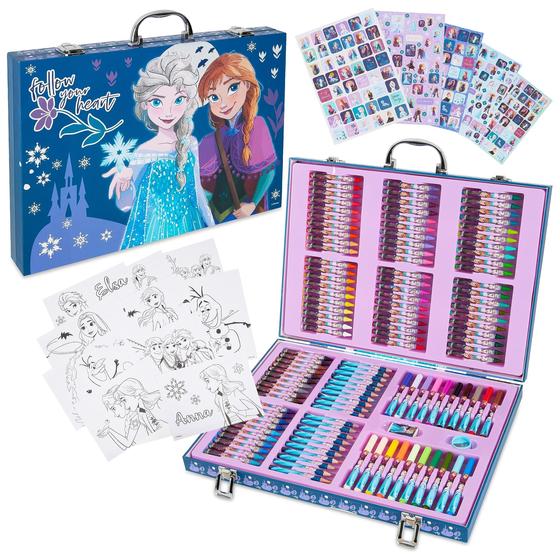 Imagem de Conjunto de Arte Disney Stitch e Frozen com +130 Peças para Crianças
