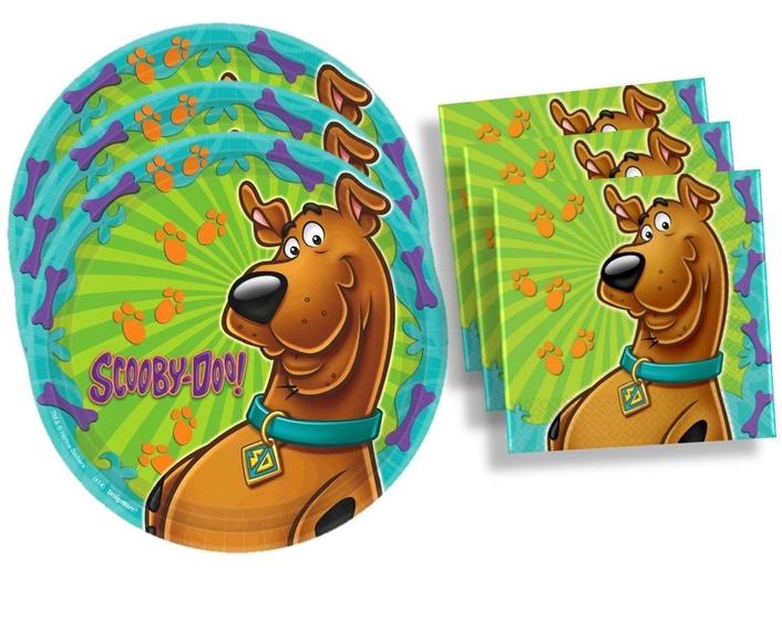 Conjunto de artigos de festa Designware Scooby-Doo Birthday for 16