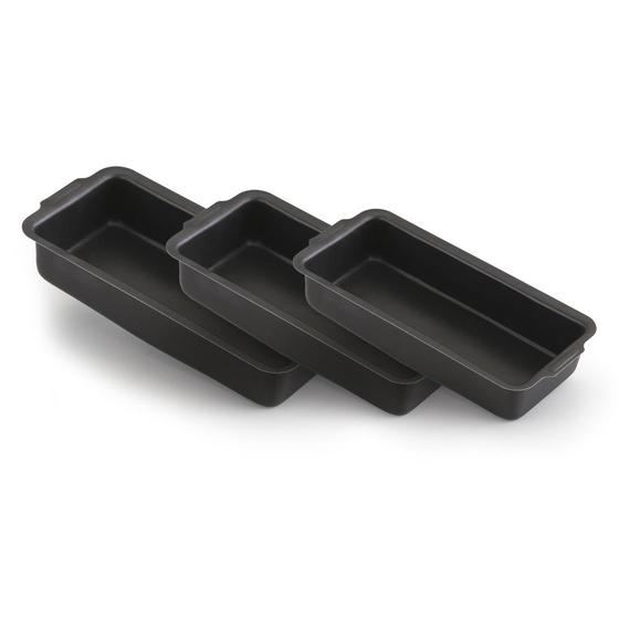 Conjunto de Assadeiras Formas de Pão Bolo Inglês Antiaderente 1 a 3 Menor preço em Conjunto de Assadeiras Formas de Pão Bolo Inglês Antiaderente 1 a 3