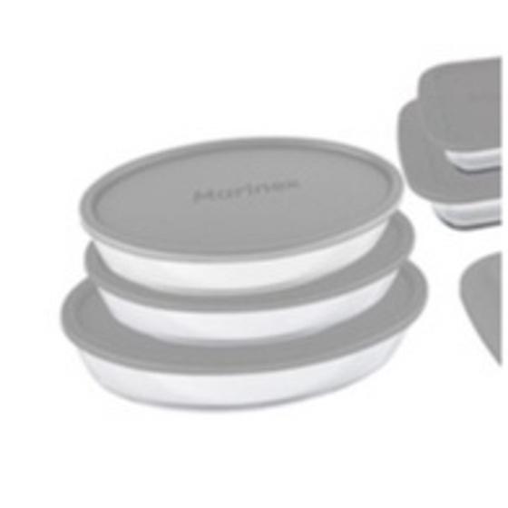 Conjunto de Assadeiras Grandes Ovais 3 Peças Tampa Marinex Menor preço em Conjunto de Assadeiras Grandes Ovais 3 Peças Tampa Marinex