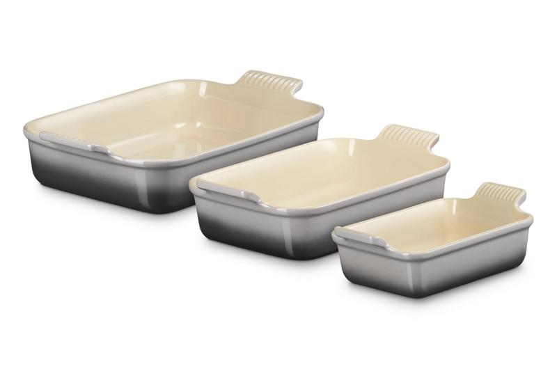 Conjunto de Assadeiras Le Creuset Heritage 32x25x19cm 3 Peças