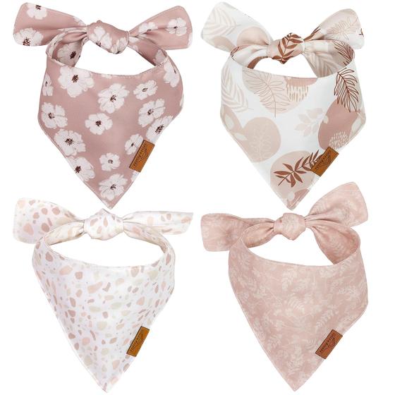 Imagem de Conjunto de bandanas para cães Remy+Roo Shannon, pacote com 4 unidades, premium e durável