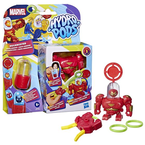 Imagem de Conjunto de Batalha Hydro Pods Marvel Hulkbuster - Armadura Aquática 10cm