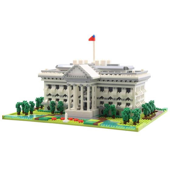 Imagem de Conjunto de blocos de construção de quebra-cabeça 3D  DovOb Architecture White House