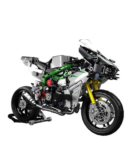 Imagem de Conjunto de blocos de construção DoVob Motorcycle 858 peças com manual