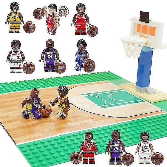 Imagem de Conjunto de Blocos de Construção NBA - Kobe e Jordan