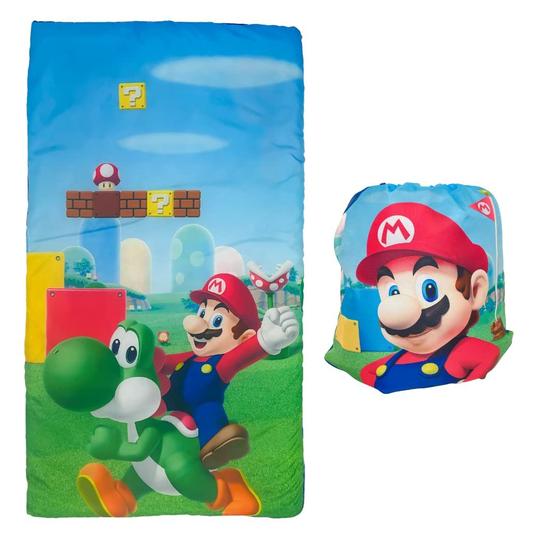 Imagem de Conjunto de bolsas de dormir/dormir Super Mario Kids Franco Official