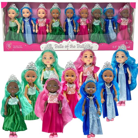 Imagem de Conjunto de bonecas Princess The New York Doll Collection com 9 bonecas