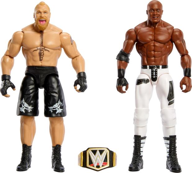 Imagem de Conjunto de bonecos de ação Mattel WWE Championship Showdown, pacote com 2