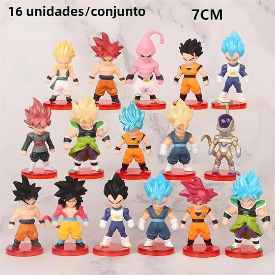 Conjunto De Bonecos De Ação Super Saiyan Dragon Ball Z Son Goku Gohan ...
