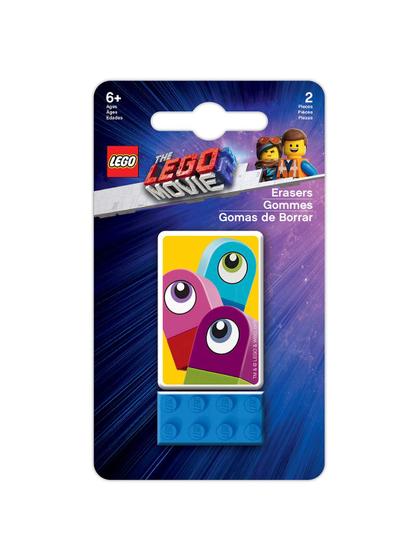 Imagem de Conjunto de Borrachas Duplas LEGO Movie 2