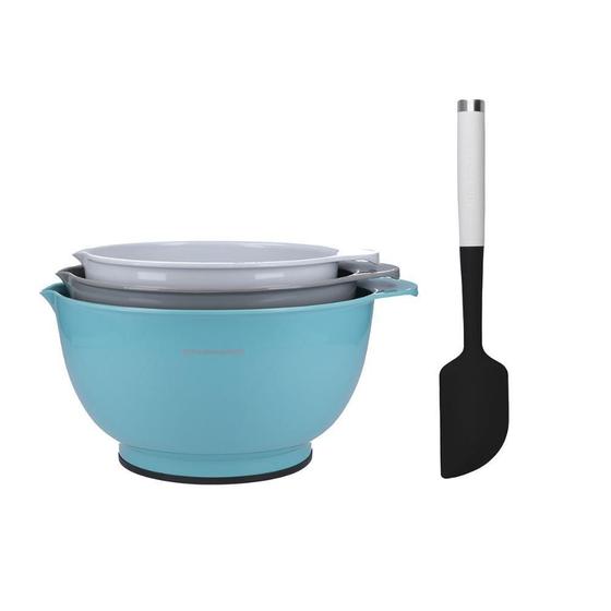 Imagem de Conjunto de Bowls KitchenAid: antiderrapante e empilhável