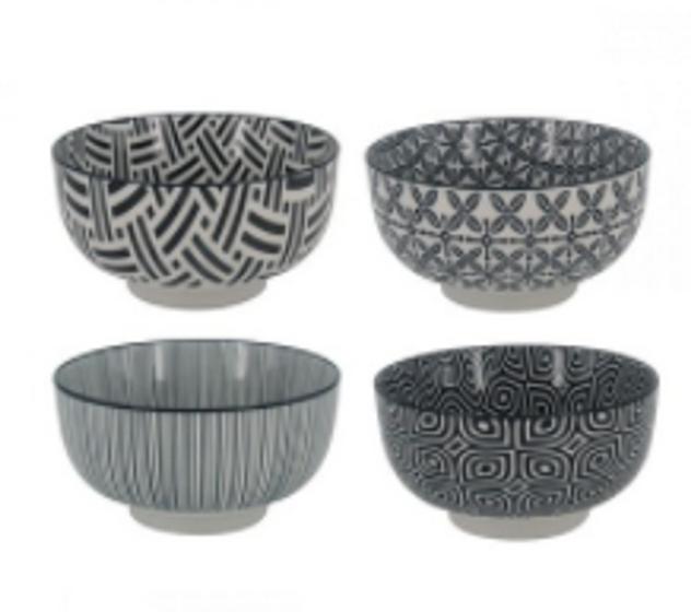 Imagem de Conjunto de Bowls Monocromáticos - 13 x 7cm - 4 peças, Incasa