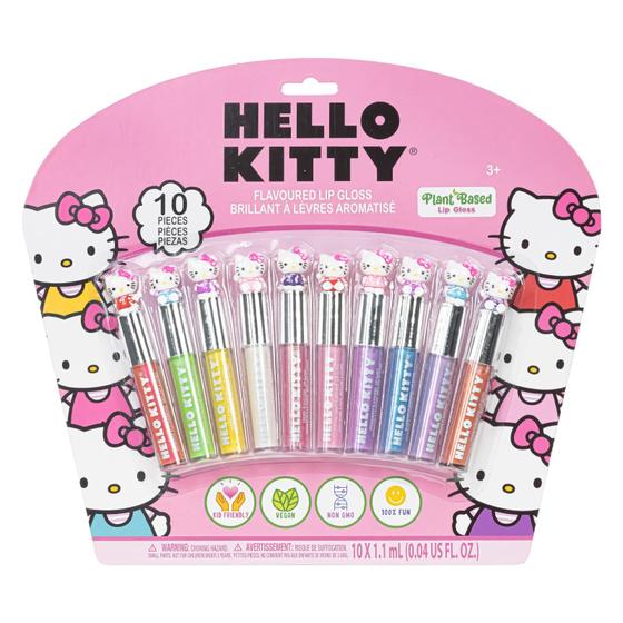 Imagem de Conjunto de Brilho Labial Hello Kitty Townley Girl - 10 Peças (3+ Anos)