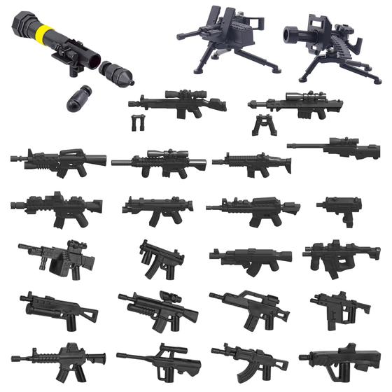 Imagem de Conjunto de brinquedos Building Blocks HIMIRICH Weapons Pack Military