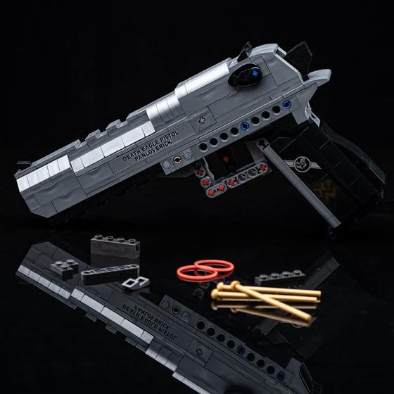 Imagem de Conjunto de brinquedos Building Blocks Uvini Desert Eagle Pistol 360 unidades