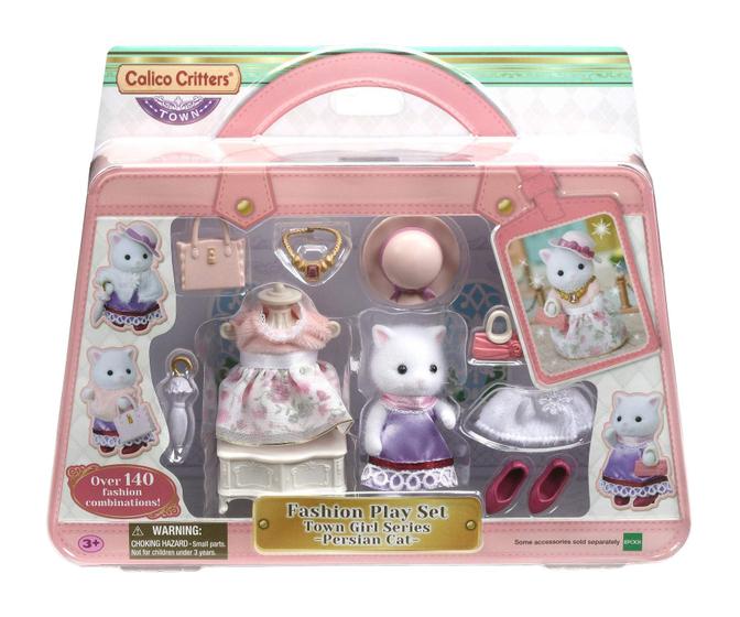 Imagem de Conjunto de Brinquedos Calico Critters Town Girl Persian Cat