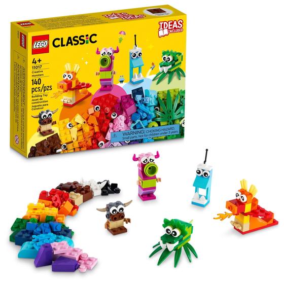 Imagem de Conjunto de brinquedos de construção LEGO Classic Creative Monsters 11017