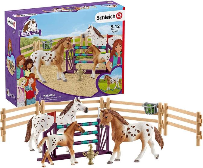 Imagem de Conjunto de brinquedos de treinamento de cavalos da Lisa, 11 peças, 5 a 12 anos