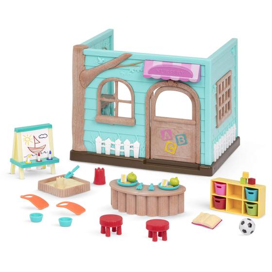 Imagem de Conjunto de brinquedos Dollhouse Li'l Woodzeez Li'l Luvs & Hugs Nursery