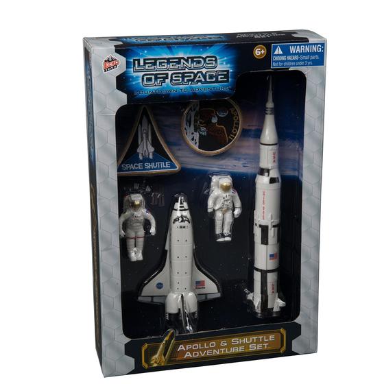 Imagem de Conjunto de Brinquedos Echo Toys Apollo - Foguete e Nave Espacial com Astronautas