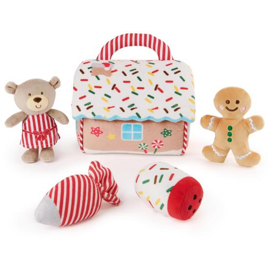 Imagem de Conjunto de Brinquedos GUND Baby Play Soft My First Gingerbread House - 5 Peças