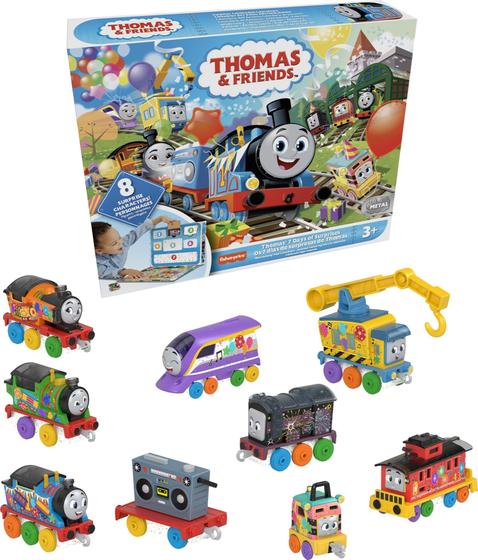 Imagem de Conjunto de brinquedos Toy Trains, 7 dias de surpresas de Thomas Thomas & Friends