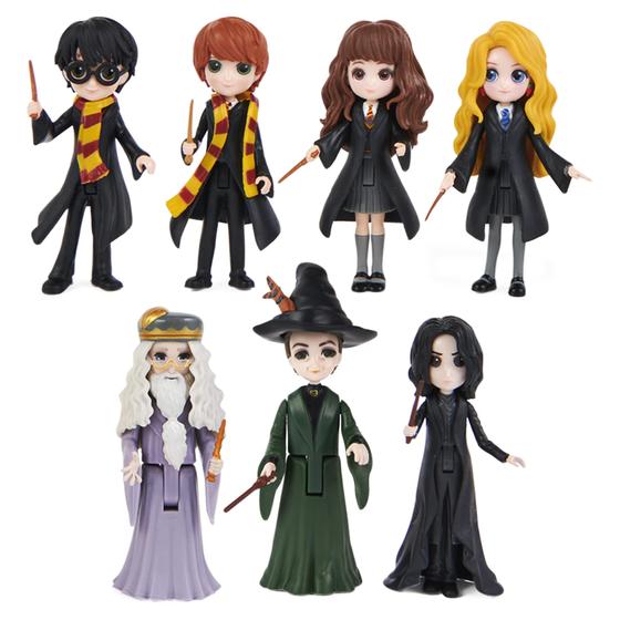 Imagem de Conjunto de brinquedos Wizarding World Harry Potter Magical Minis com 7 figuras