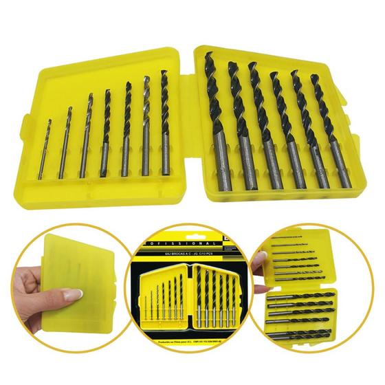 Imagem de Conjunto de brocas para aço Com 13 peças