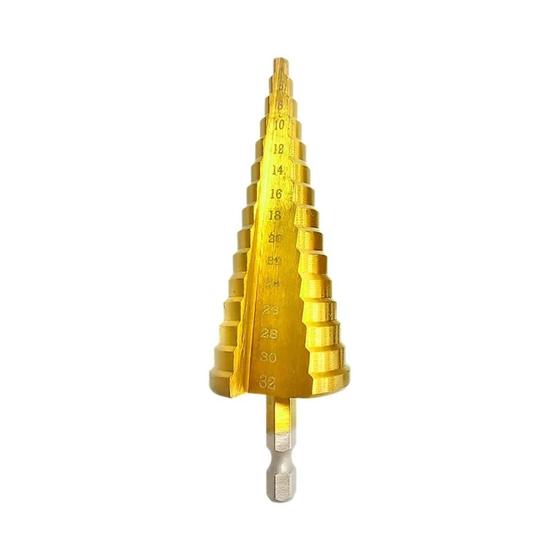 Imagem de Conjunto de Brocas Passo com Haste Hexagonal Banhada a Titânio (3-12mm, 4-12mm, 4-20mm, 4-32mm)
