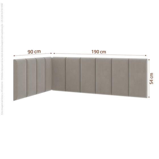 Conjunto de Cabeceira Aurora 0,90x1,95 Solteiro é boa?