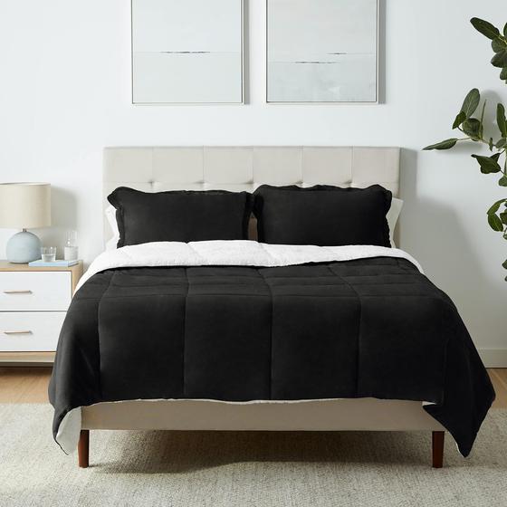 Imagem de Conjunto de Cama Amazon Basics Ultra-Soft Micromink Sherpa