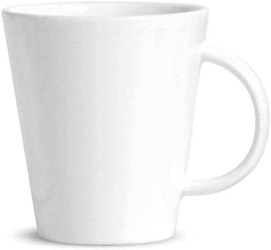Imagem de Conjunto de Canecas Basic em Cerâmica 208 ml com 04 Peças Branco - Porto Brasil