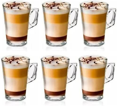 Conjunto de Canecas Para Expresso e Cappuccino 250ml 6 Unidades Menor preço em Conjunto de Canecas Para Expresso e Cappuccino 250ml 6 Unidades