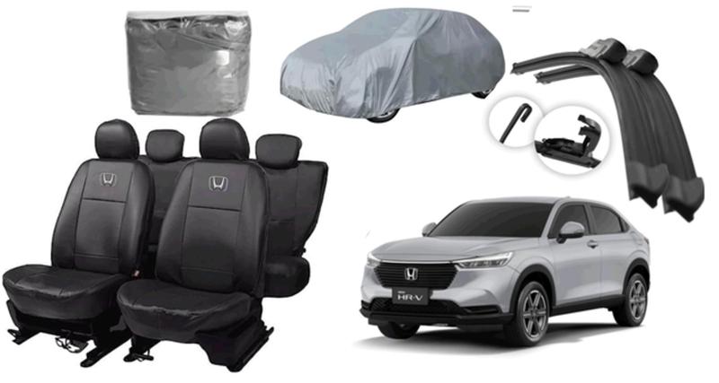 Imagem de Conjunto de Capa de Couro + Limpador de Parabrisa + Capa de Cobrir HR-V 2020-2024