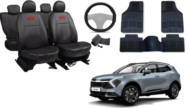 Imagem de Conjunto de Capa Sportage 2023 a 2025 + Tapete + Capa de Volante: Design Moderno e Funcional