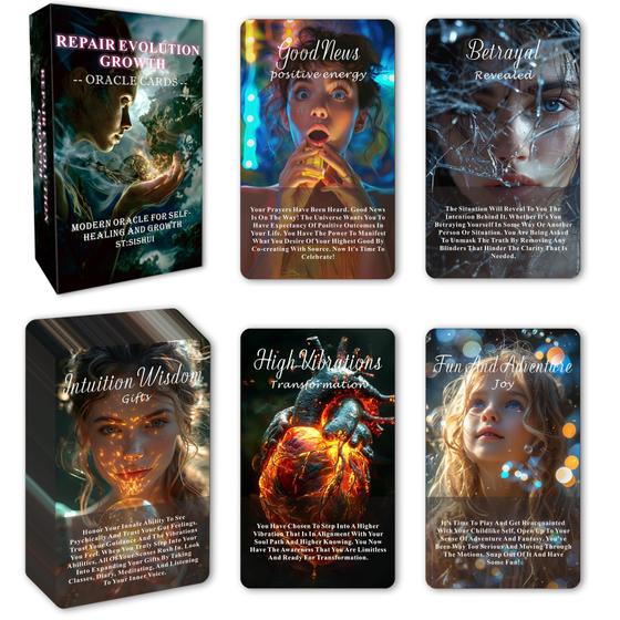 Imagem de Conjunto de cartas Oracle Cards Healing Oracle Cards para iniciantes