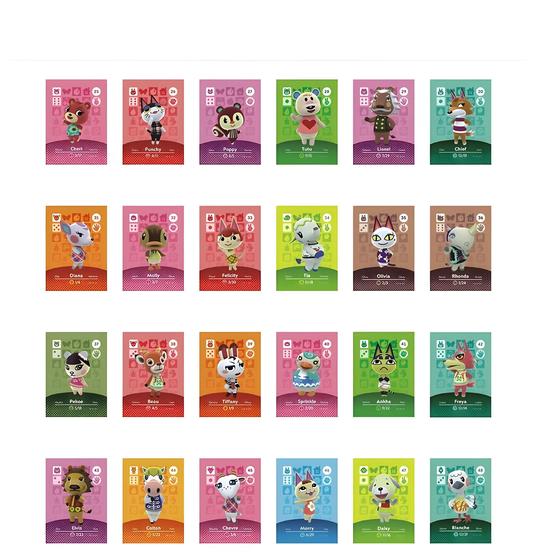 Cartões Amiibo Animal Crossing New Horizons - Papéis Fofos Para NS Switch E 3ds - Foto 4