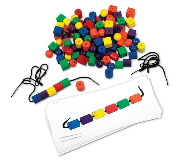Imagem de Conjunto de Cartões Beads and Patterns - 130 Peças para Aprendizagem