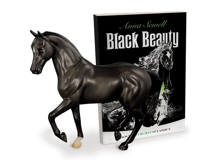 Imagem de Conjunto de cavalos e livros Toy Breyer Classics Black Beauty para mais de 8 anos