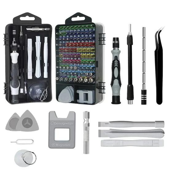 Conjunto de chave de fenda de precisão 117 em 1 com codificação de cor magnética Torx Phillips Menor preço em Conjunto de chave de fenda de precisão 117 em 1 com codificação de cor magnética Torx Phillips