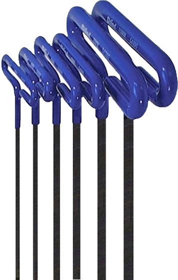 Imagem de Conjunto de Chaves Allen Hex T-Key EKLIND 55166 - 6 Peças com Empunhadura Emborrachada