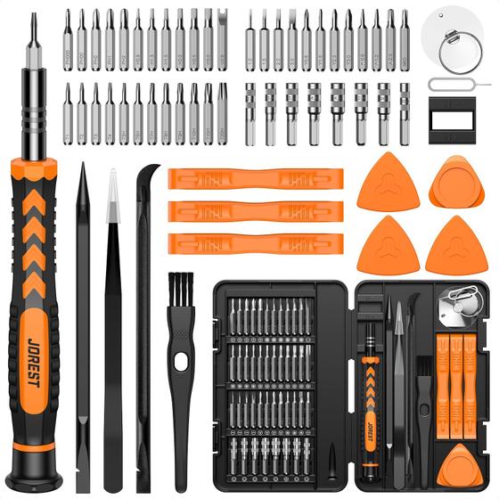 Imagem de Conjunto de Chaves de Fenda Jorest - 59 Peças de Precisão com Torx T5, T6 e T8