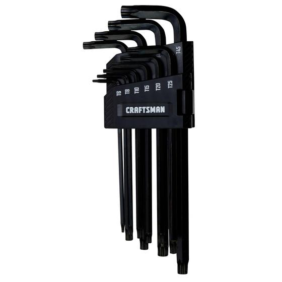 Imagem de Conjunto de chaves Hex Key Allen CRAFTSMAN Ball-End Torx de 10 peças