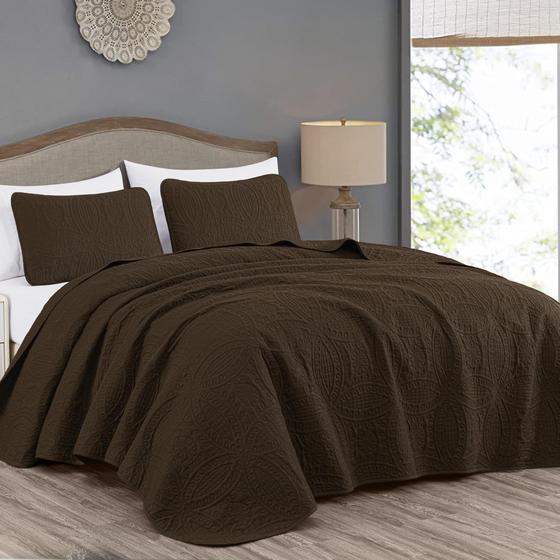 Imagem de Conjunto de Colcha Chezmoi Collection Austin 3 Peças - King Size