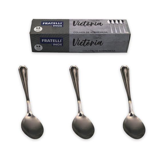 Imagem de Conjunto de colheres de sobremesa escolha perfeita para saborear deliciosas sobremesas!