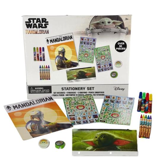 Imagem de Conjunto de colorir Desenhos inovadores Star Wars Baby Yoda Mandalorian