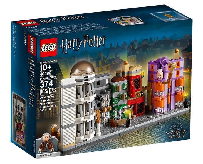 Imagem de Conjunto de construção LEGO Diagon Alley Mini 40289 com 374 peças