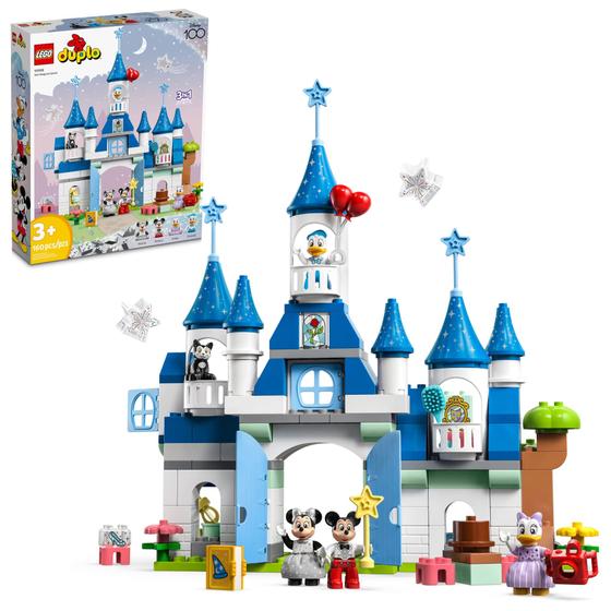 Imagem de Conjunto de construção LEGO DUPLO Disney 100 3 em 1 Magic Castle 10998