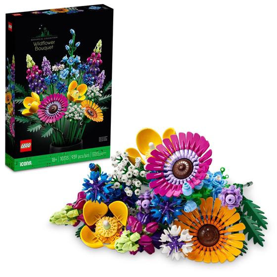 Imagem de Conjunto de construção LEGO Icons Wildflower Bouquet 10313 Adult